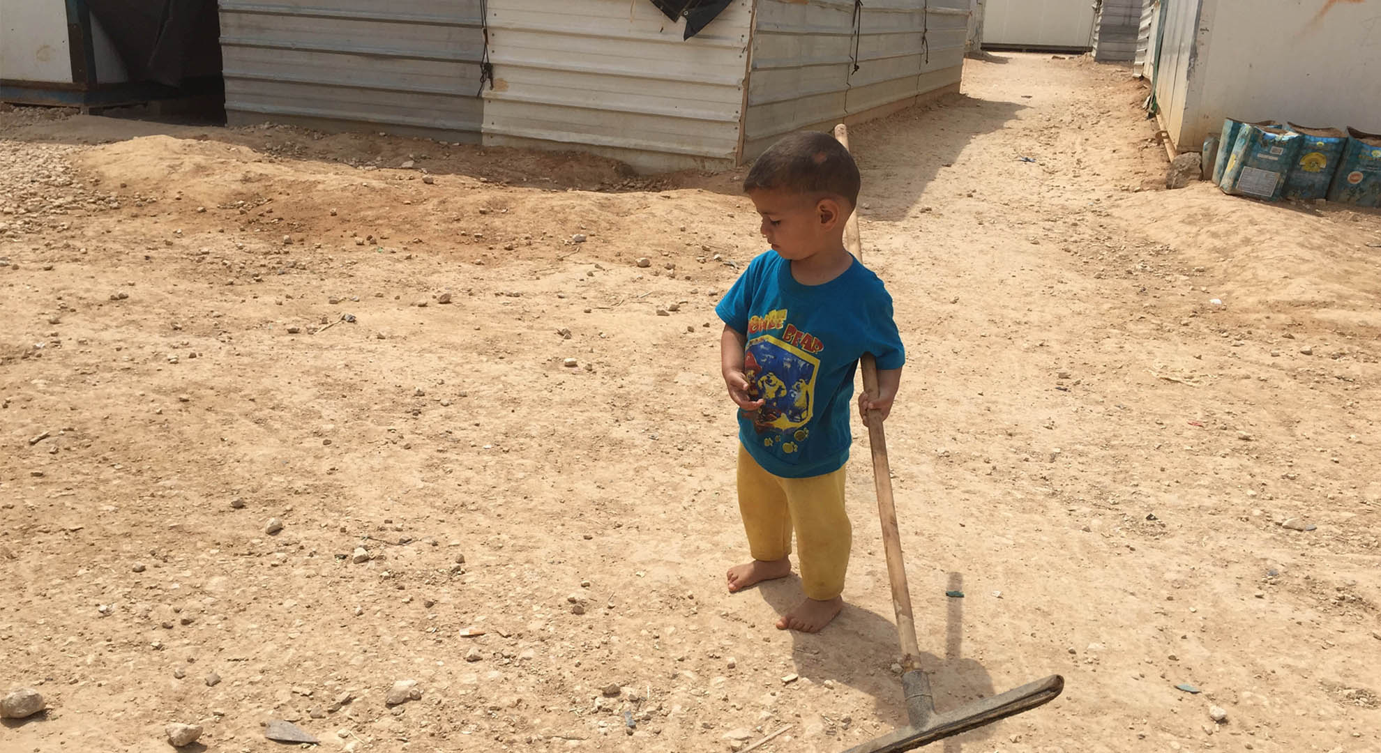 Infancia en el campo de refugiados de Zaatari, Jordania. Imagen Nasr Chamma