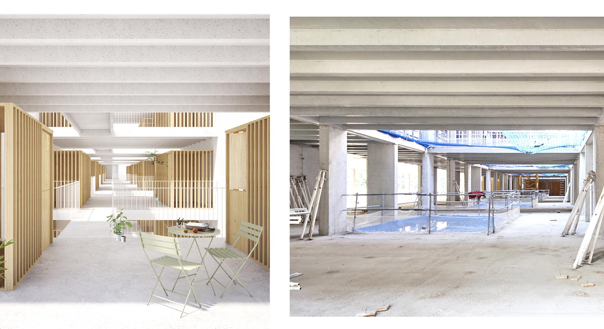 Viviendas para habitar en comunidad en Barcelona.