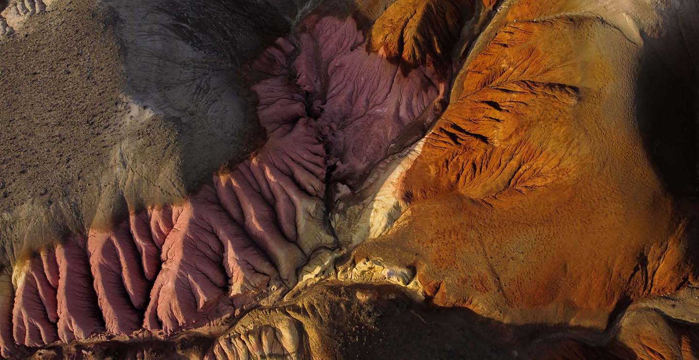 The Tierra de Colores trail, in the natural space of Patagonia Park.