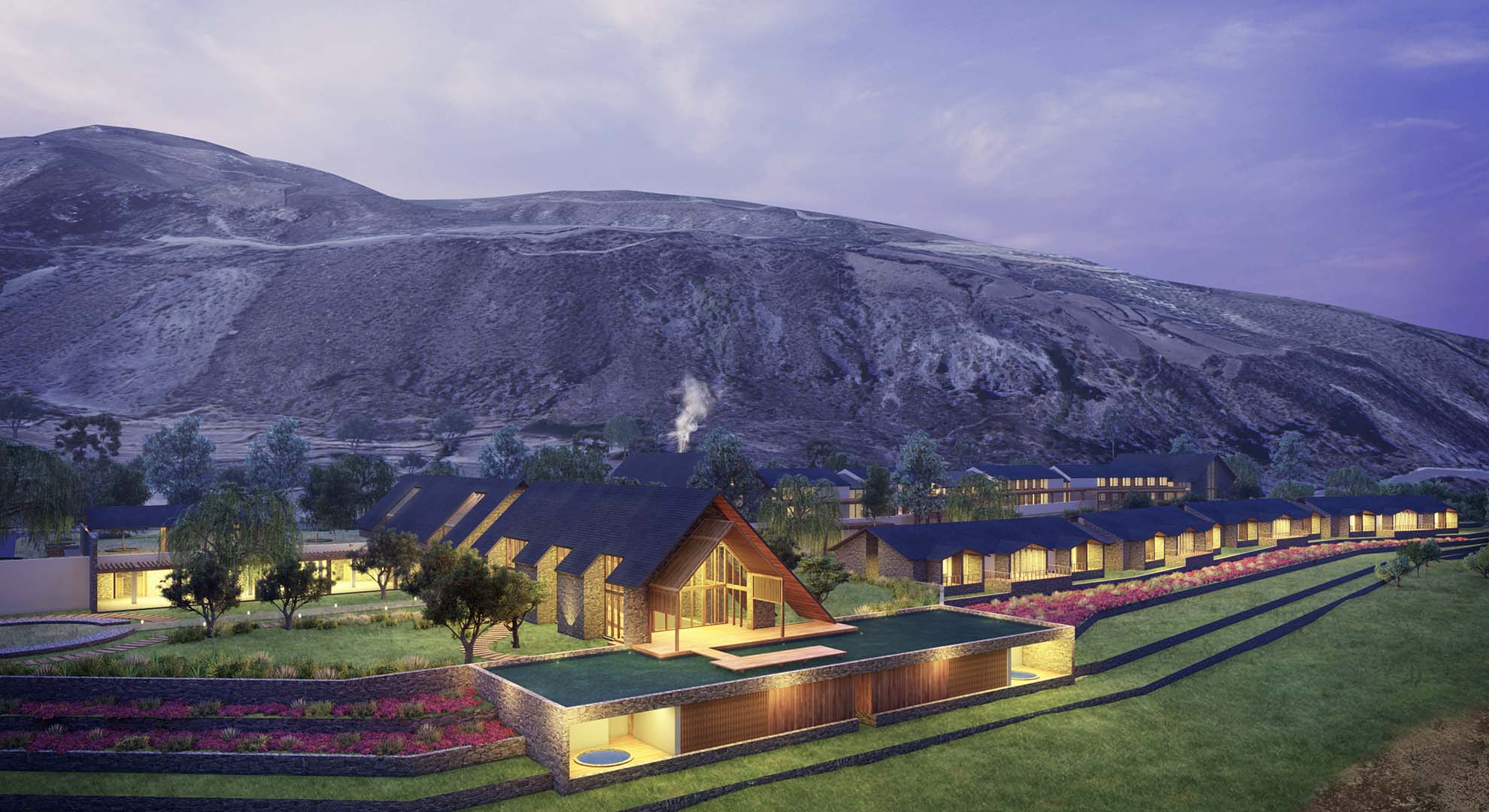 Social Architecture for assisted living facility for older adults project in Perú