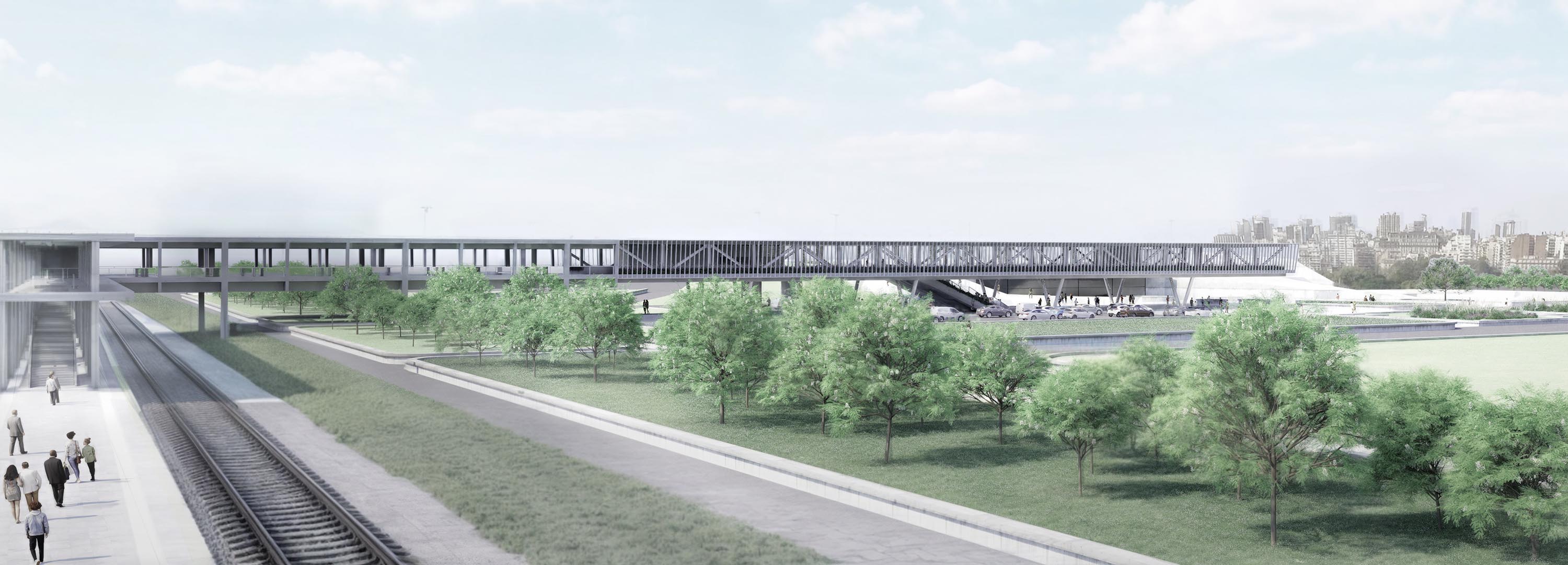 Urban realm with civic architecture shaping collective identity