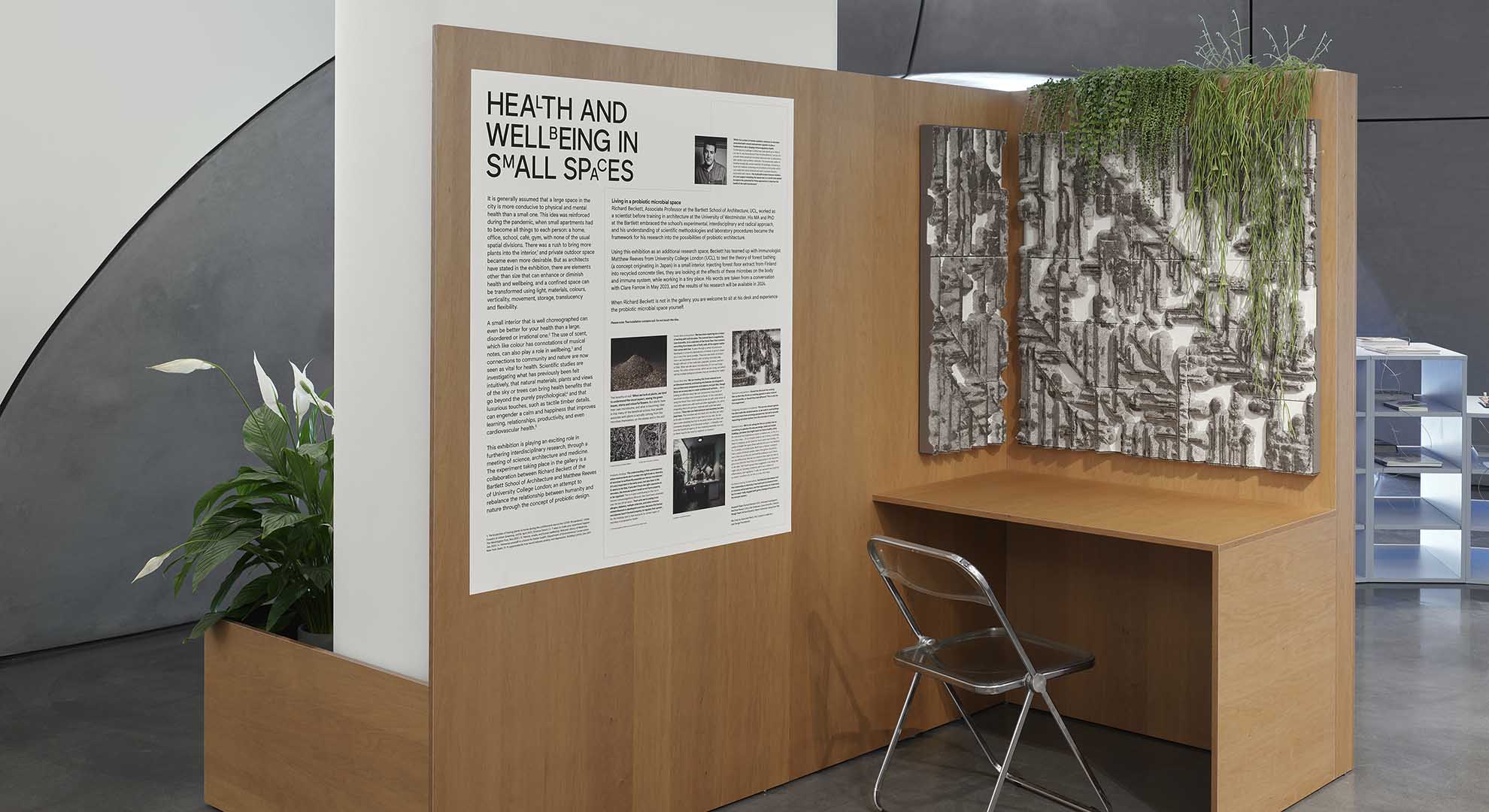 Tiles containing soil with beneficial microbes for the ecosystem.