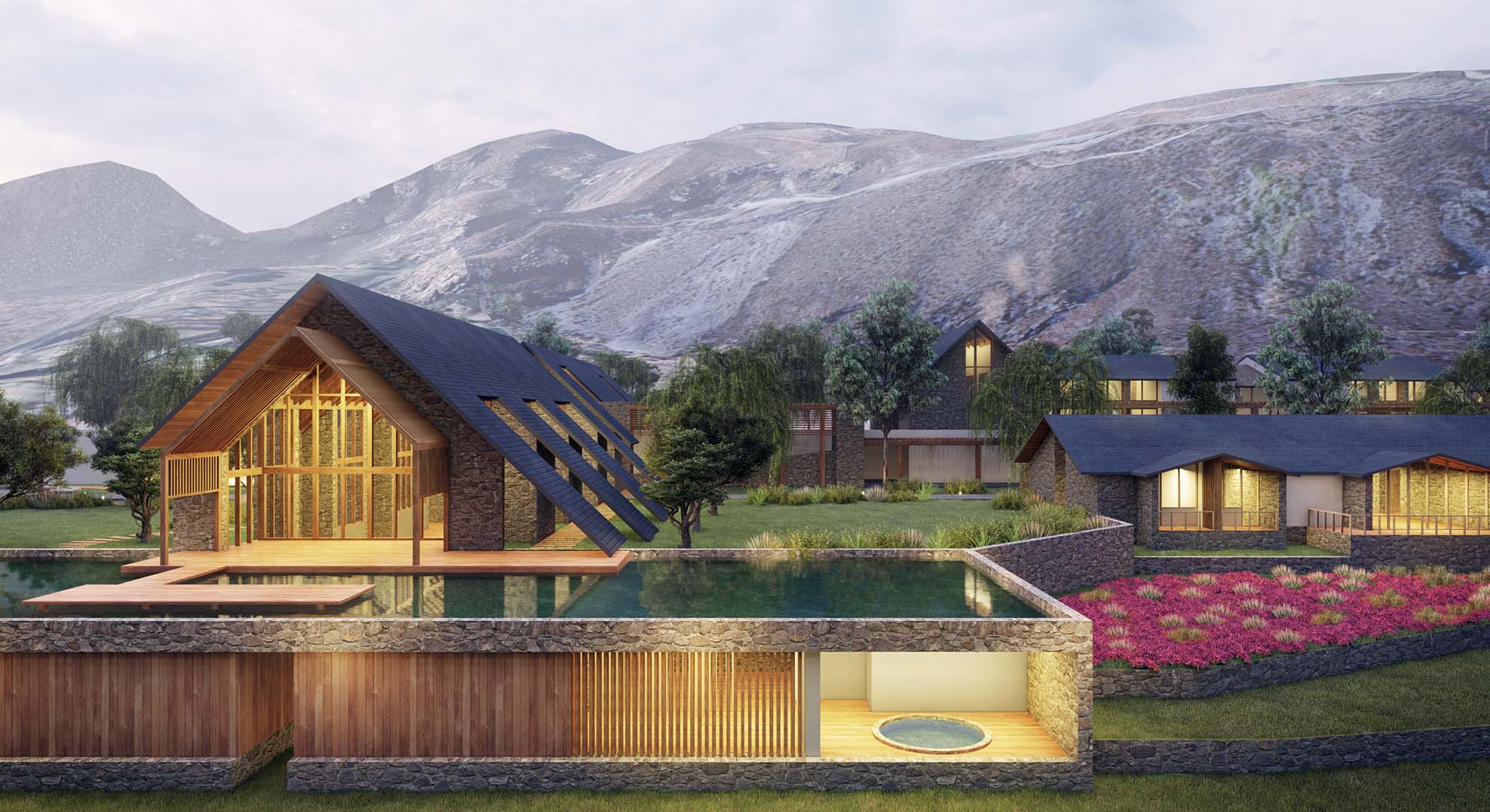 Social Architecture for health tourism project in Perú