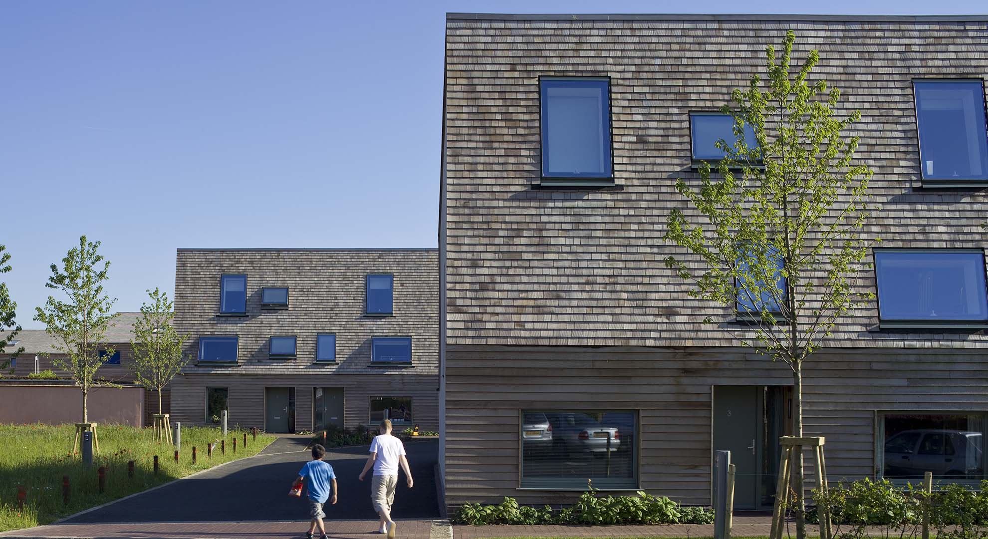 Passivhaus flats model in Suffolk, UK