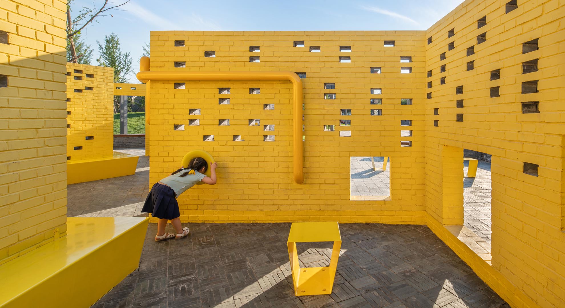 Un espacio de aprendizaje en Beijing.