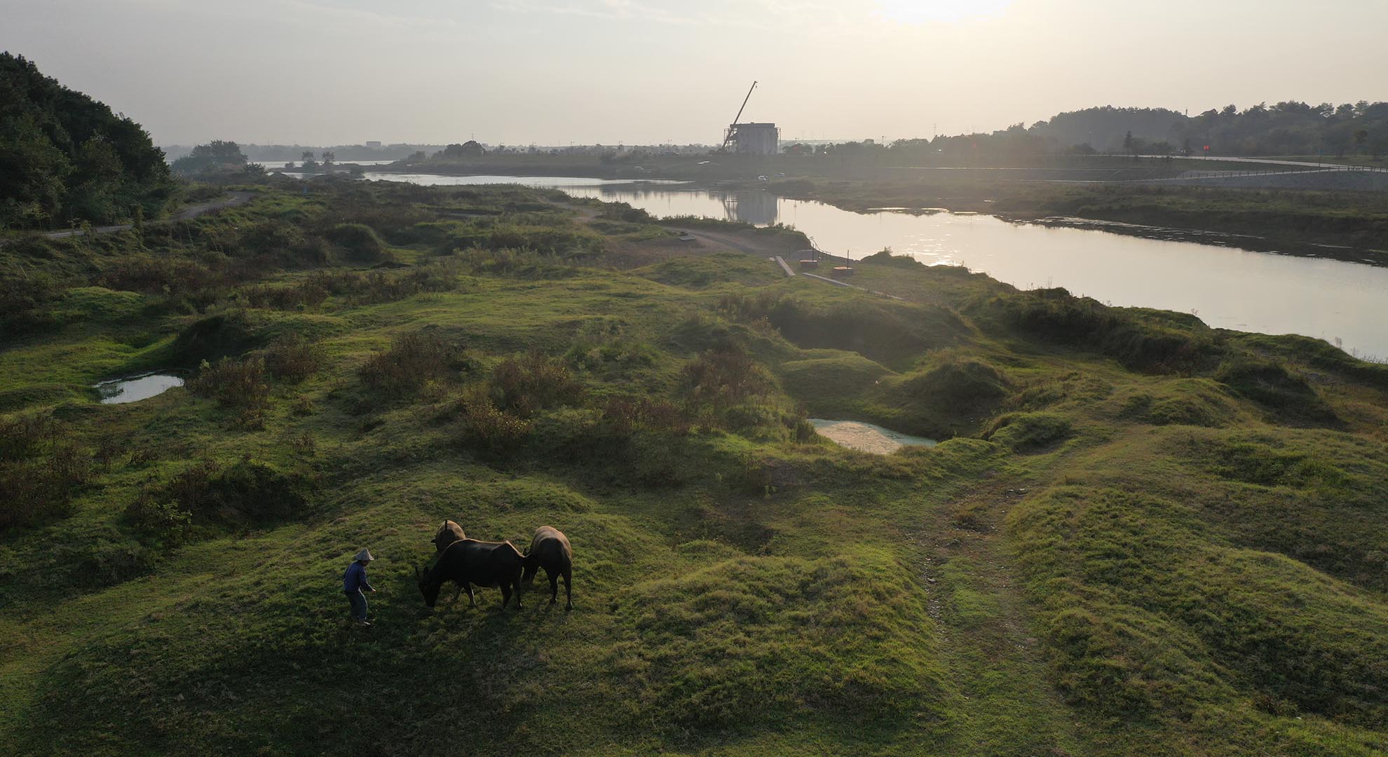 The revitalisation of rural infrastructures is another aspect of the exhibition.