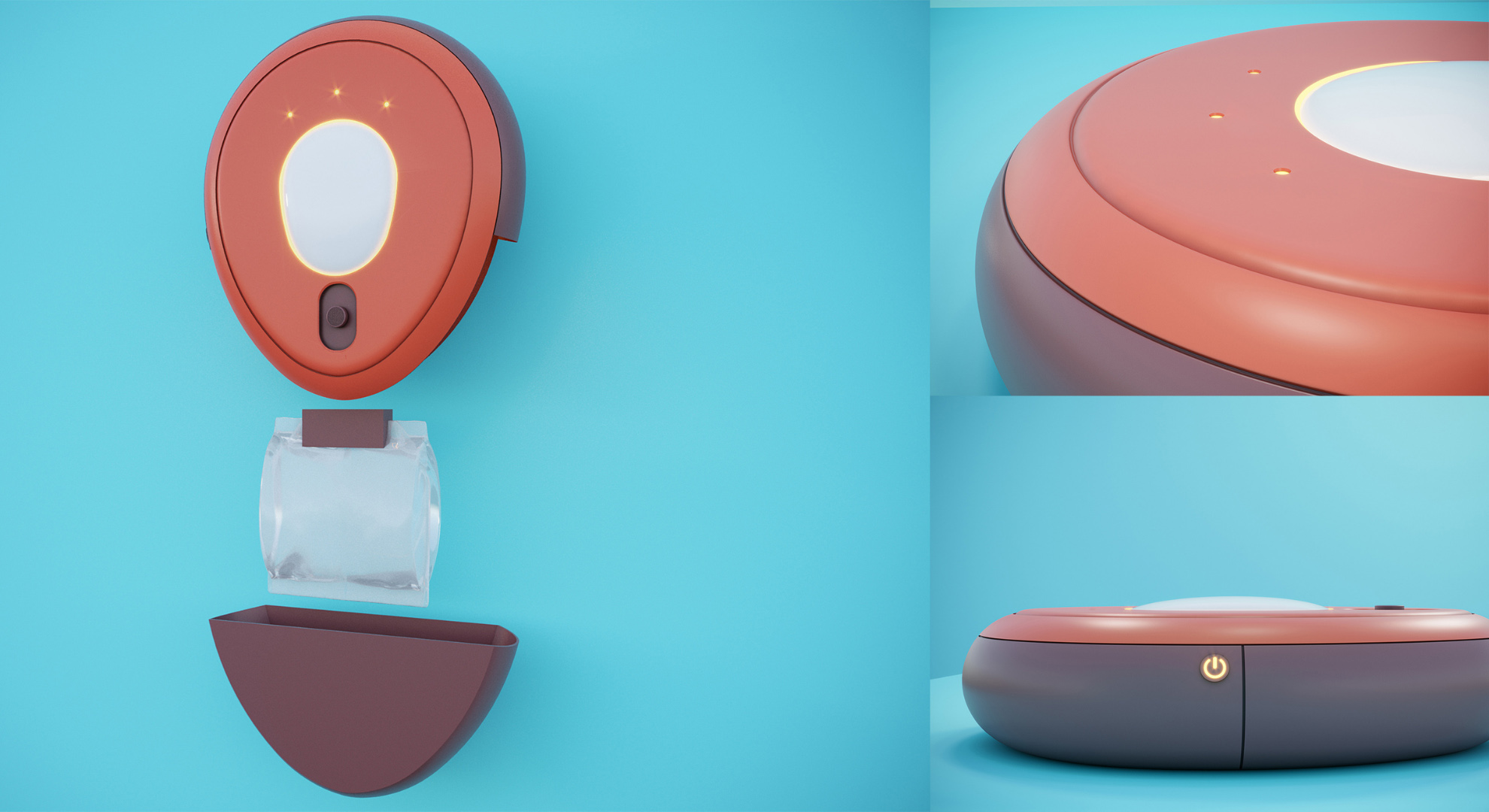 The edutainment project Bubble Bump measures body temperature.