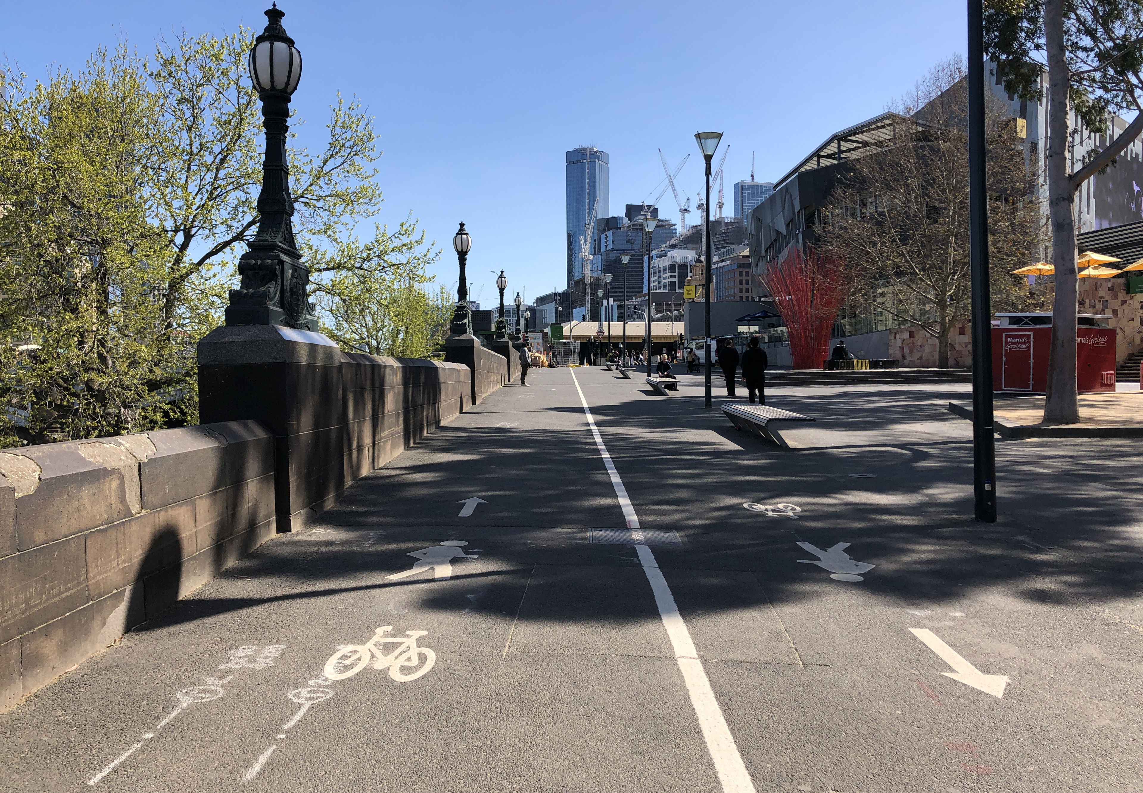 South of Federation Square, Melbourne, Australia. Photo Byron George