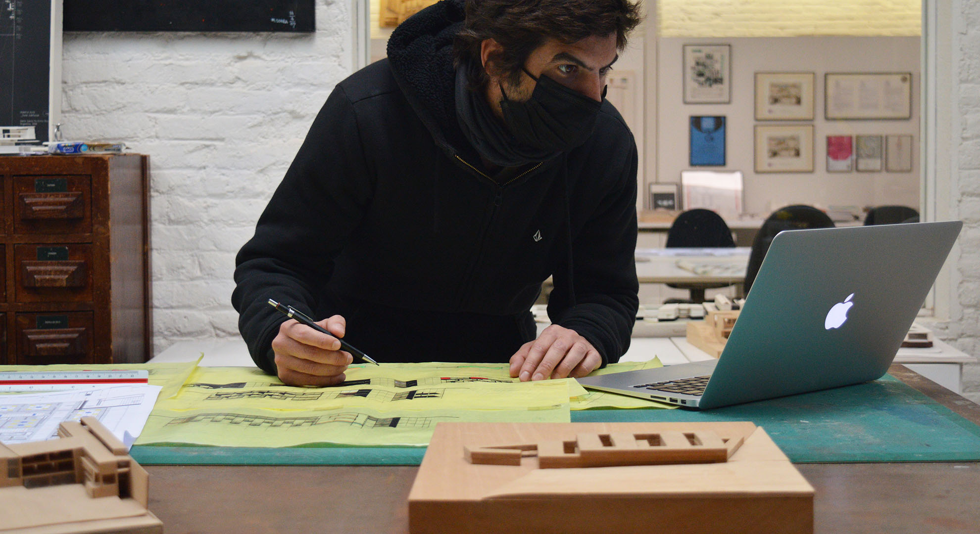 Young architects pursuing their architectural education.