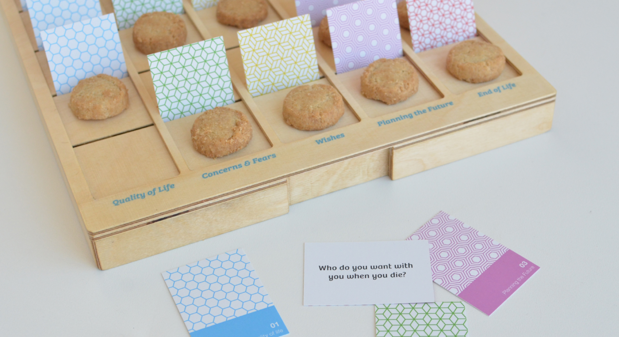 Bite size future: end-of-life conversation toolkit from Hospitable Hospice. Photo © fuelfor