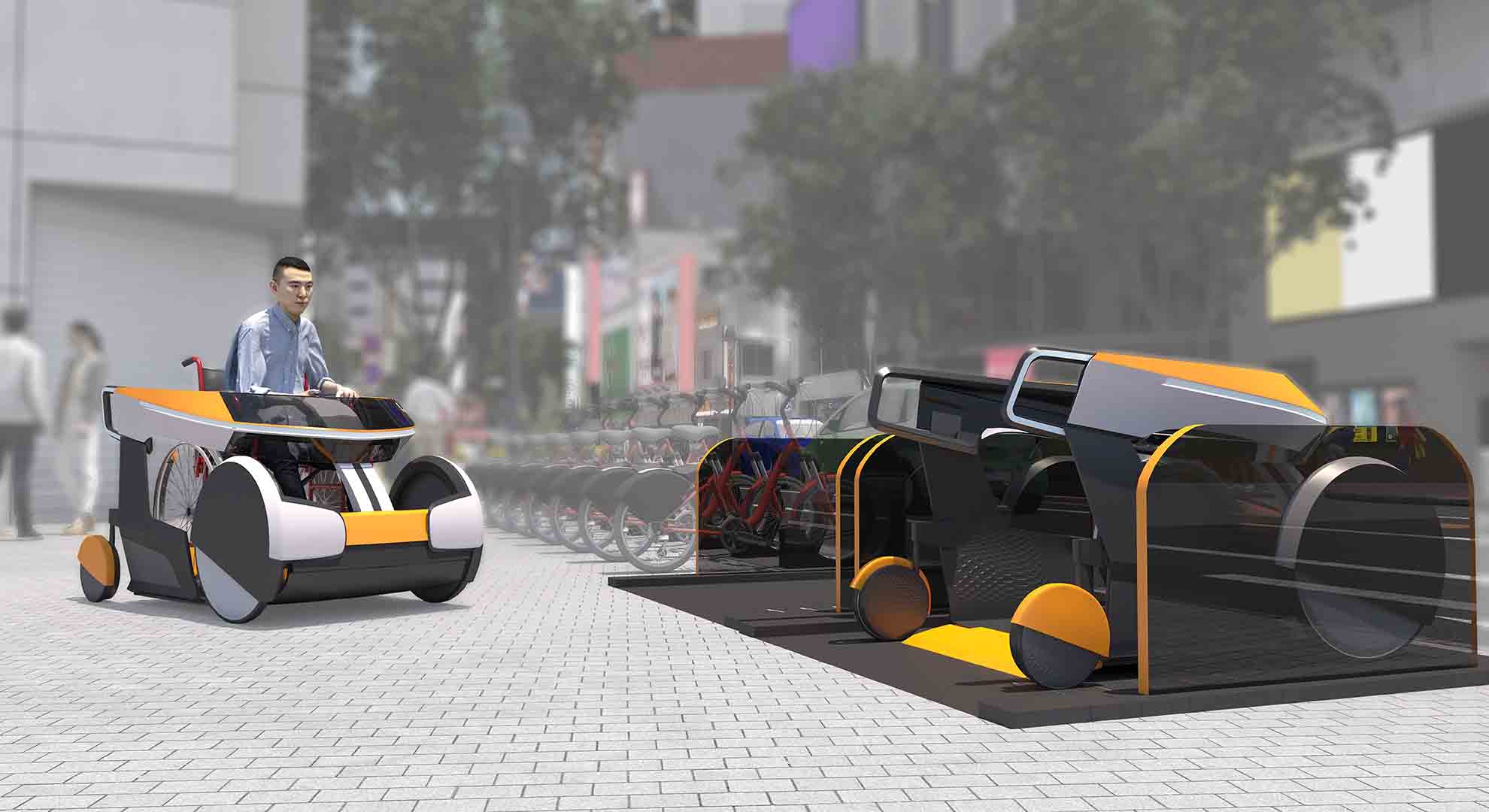 Las sillas de ruedas ligeras de Moby están conectadas a una app para ofrecer una mayor movilidad