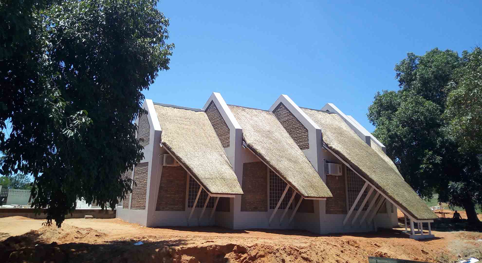 Integrated Care Centers under construction in Quissico, Mozambique. Photo © ASF