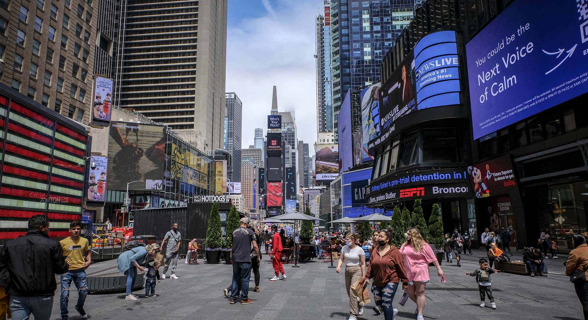 Time Square, en la ciudad de Nueva York.