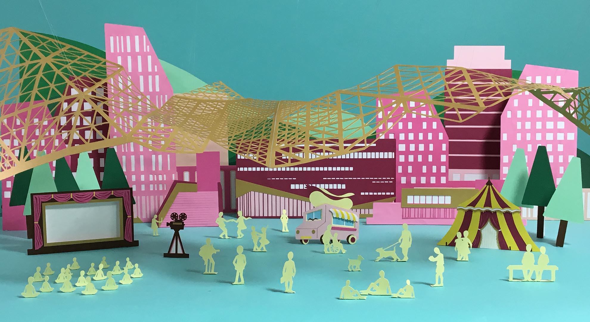 Experience Masterplan for University of Brighton. Image Annemarieke Kloosterhof
